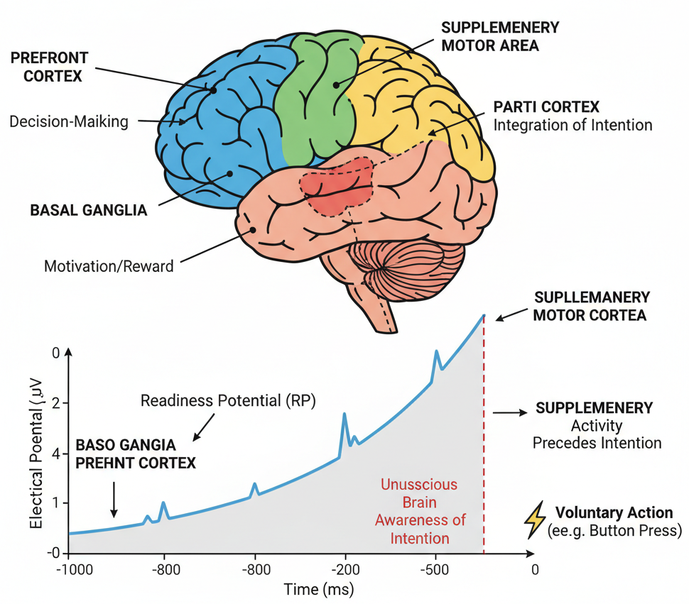 Neural Basis of Voluntary Action